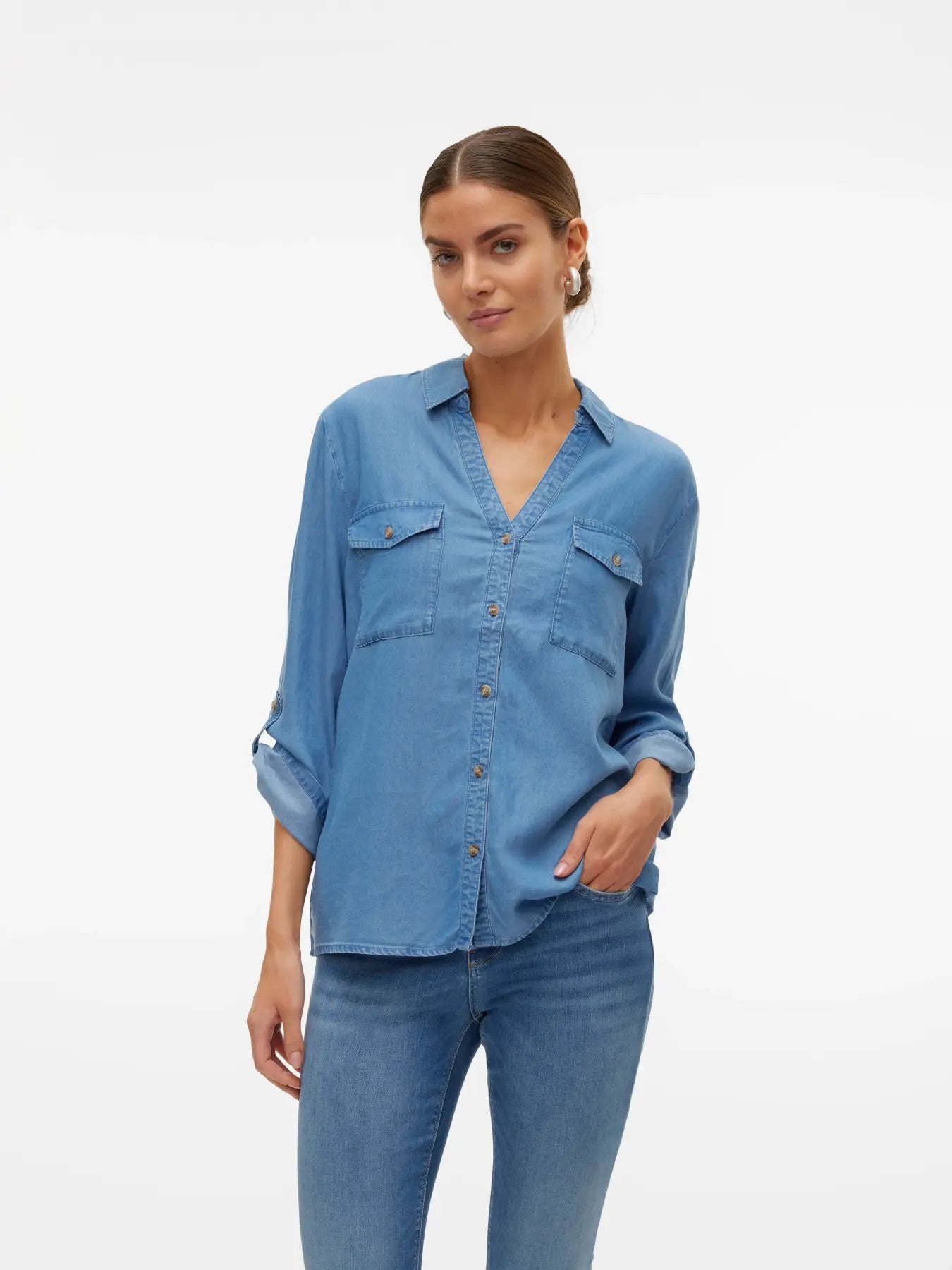 Vero Moda - Bree Tencel Shirt