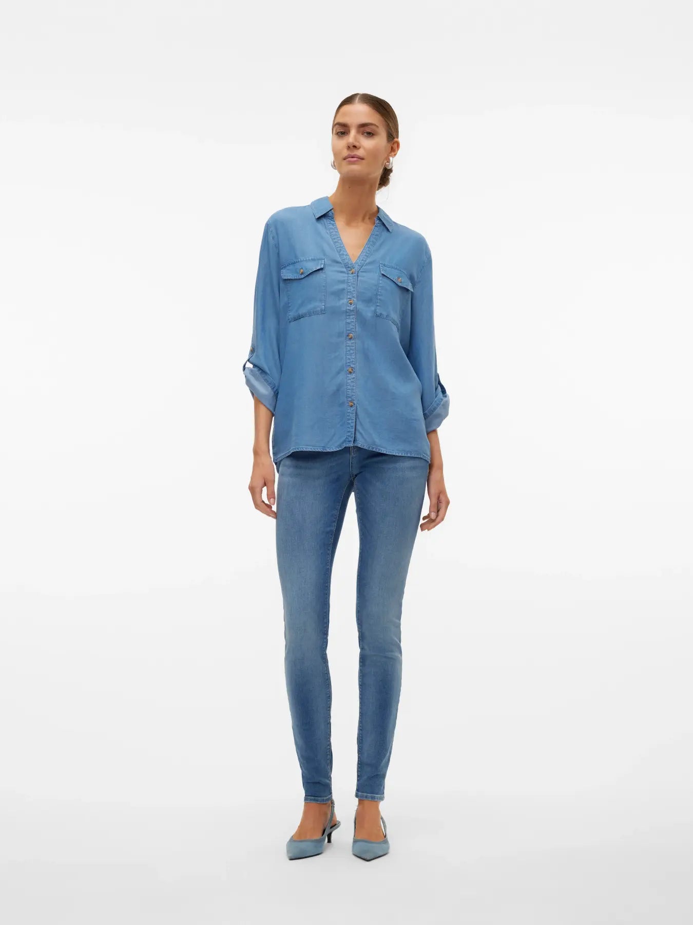 Vero Moda - Bree Tencel Shirt