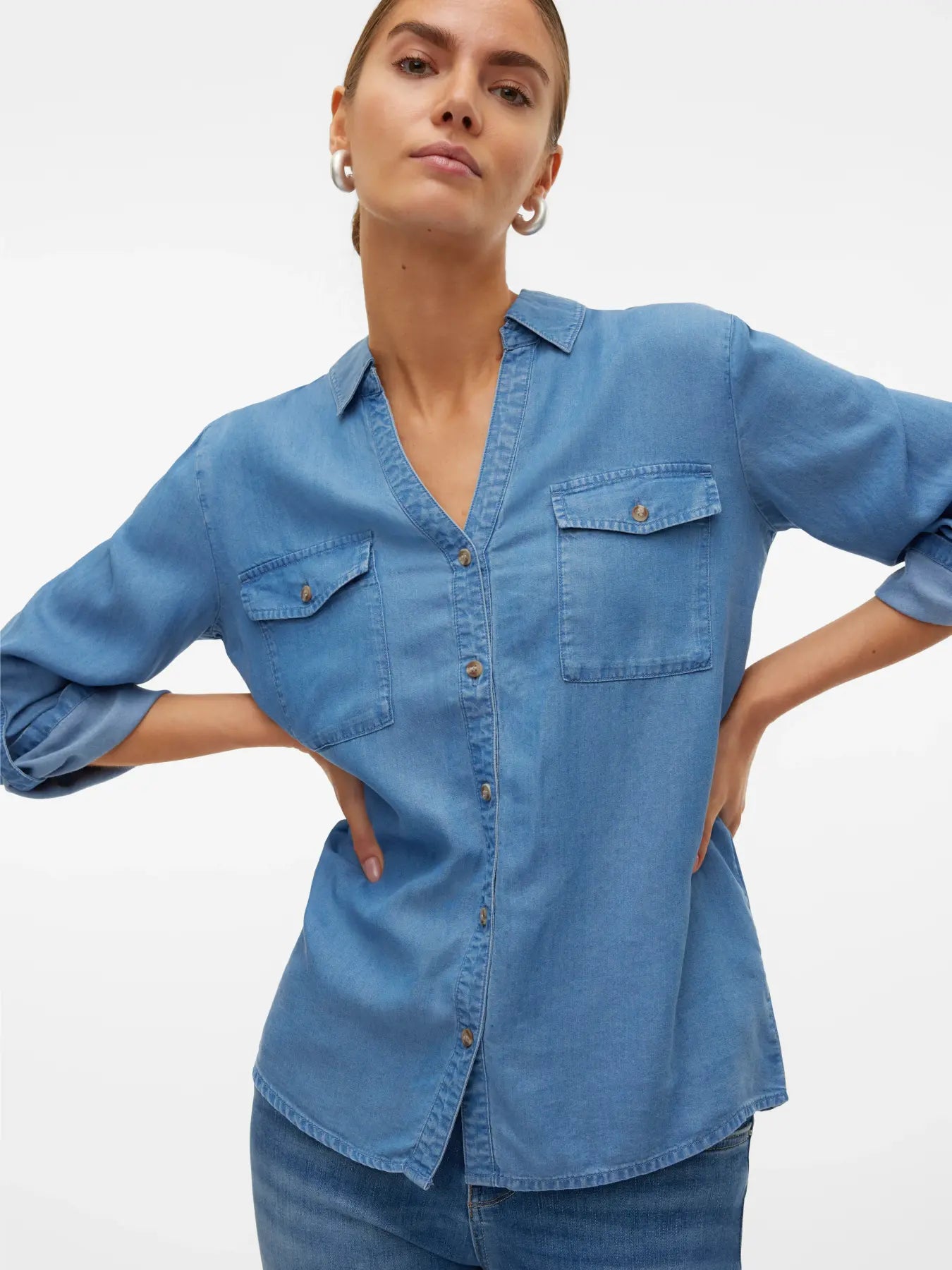 Vero Moda - Bree Tencel Shirt