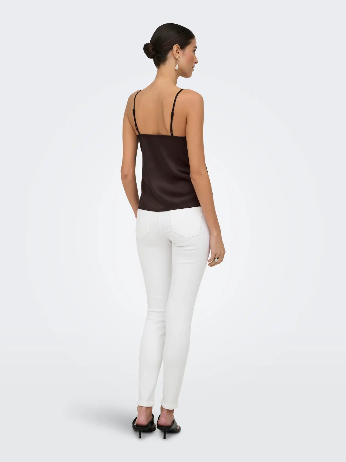 Only - Faraya Satin Lace Tank Top