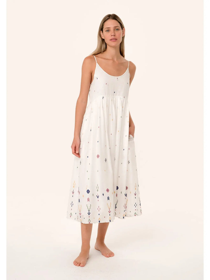 Elodie Embroidered Dress