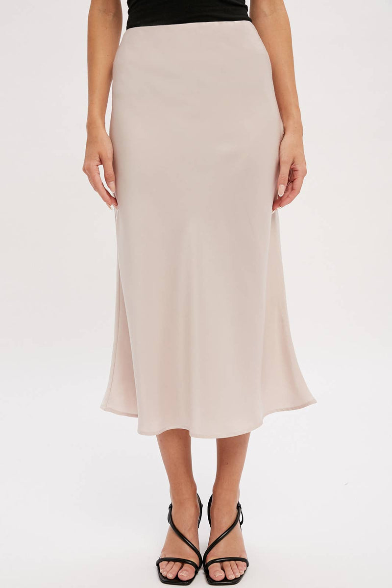 Tyra Satin Skirt