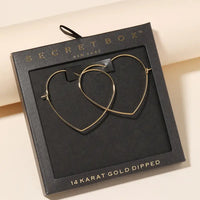 Heart Outline Earring
