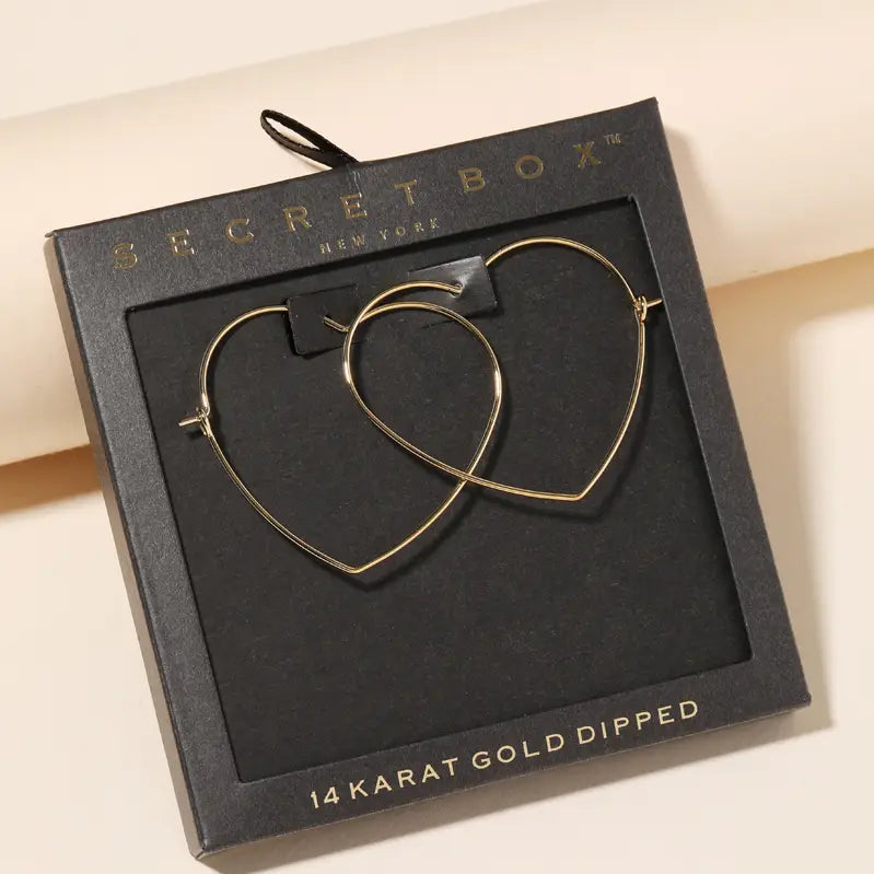 Heart Outline Earring