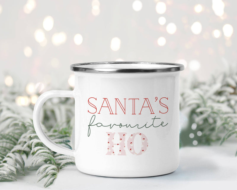 Santa's favourite HO Enamel Mug