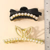 Pearl Studded Hair Clip Set