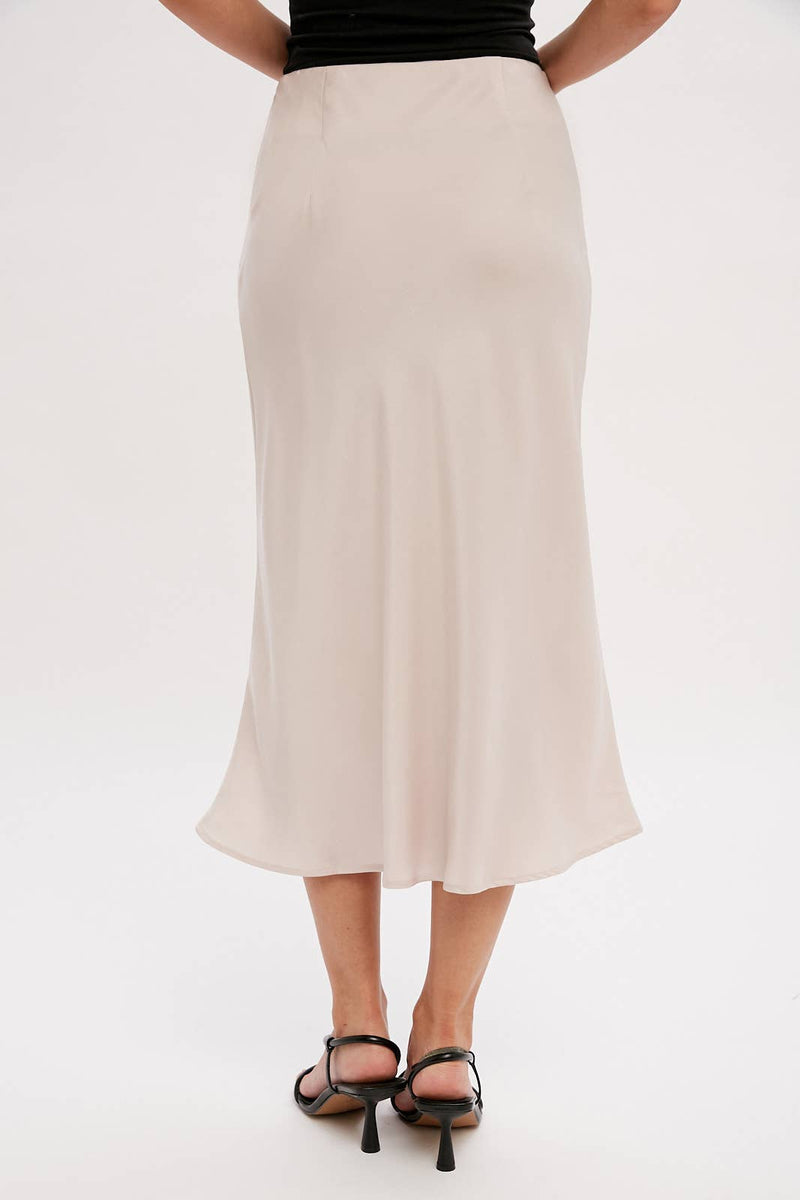 Tyra Satin Skirt