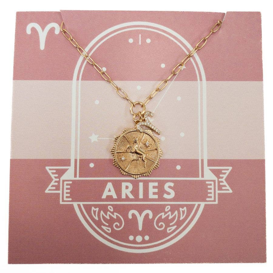 Zodiac Medallion Necklaces