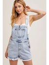 Frieda Fringe Overall Denim Short