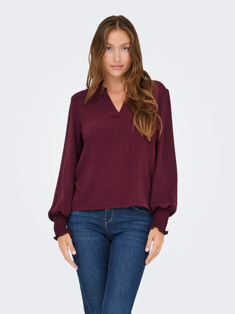 Only Mette V-Neck Blouse