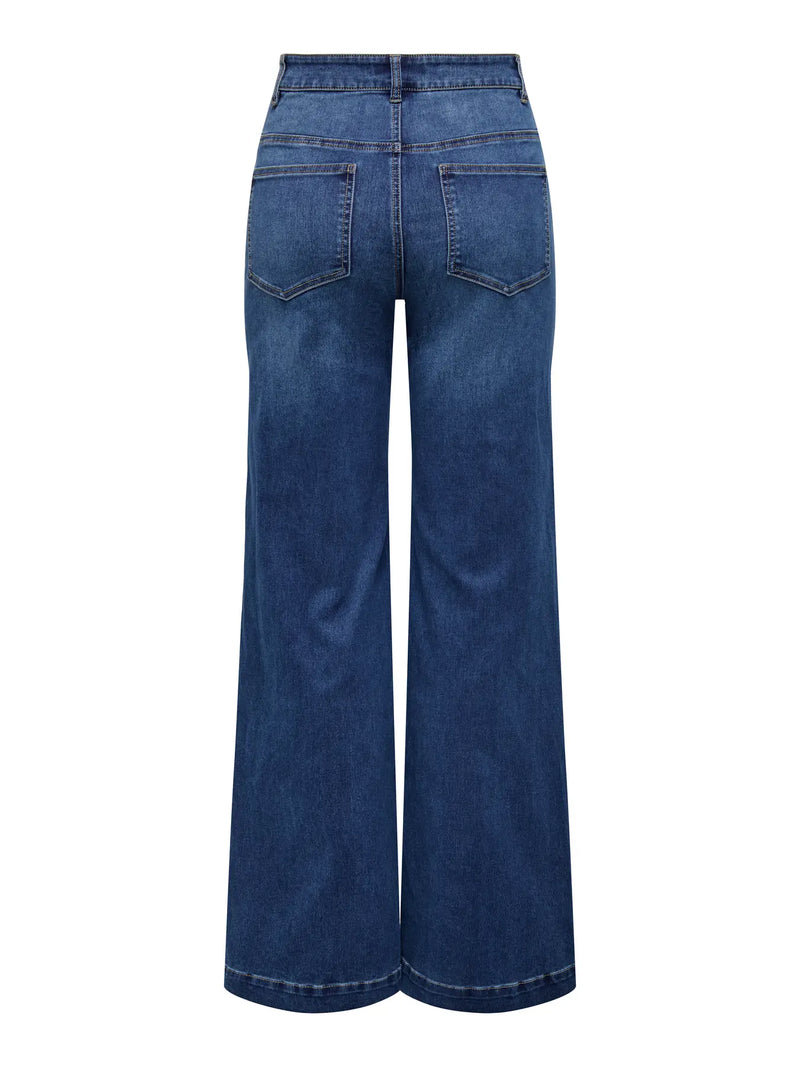 Only Madison Royal High Rise Wide Leg Jeans
