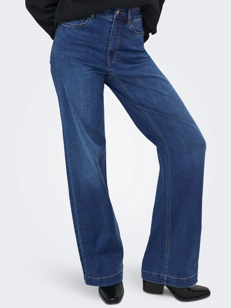 Only Madison Royal High Rise Wide Leg Jeans