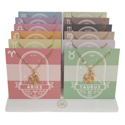 Zodiac Medallion Necklaces