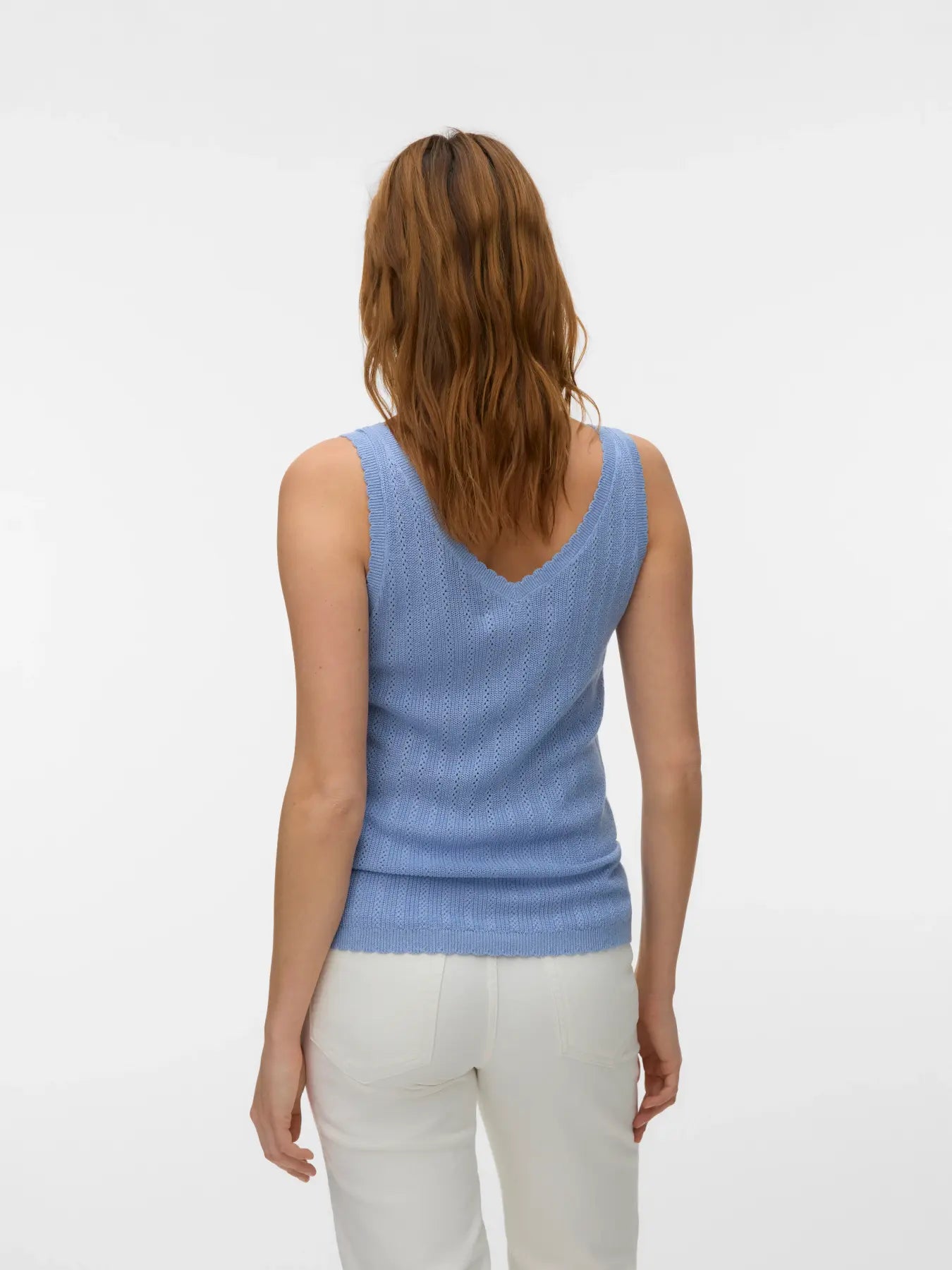 Vero Moda - NewLex Pointelle V-Neck Tank Top