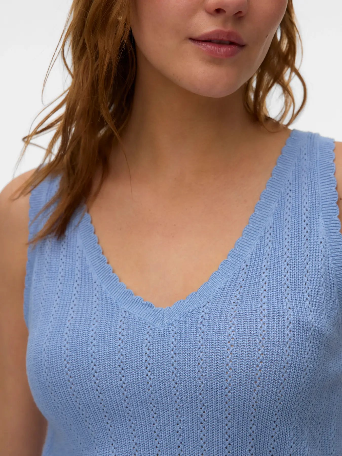 Vero Moda - NewLex Pointelle V-Neck Tank Top