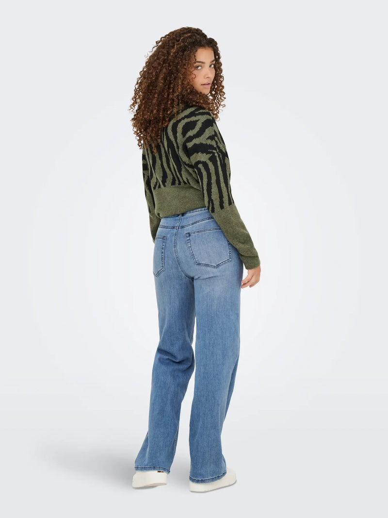 Only - Juicy Wauw High Rise Wide Leg Jean