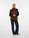 Vero Moda - Sonja Poppy Faux Fur Vest