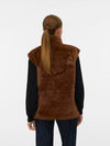 Vero Moda - Sonja Poppy Faux Fur Vest