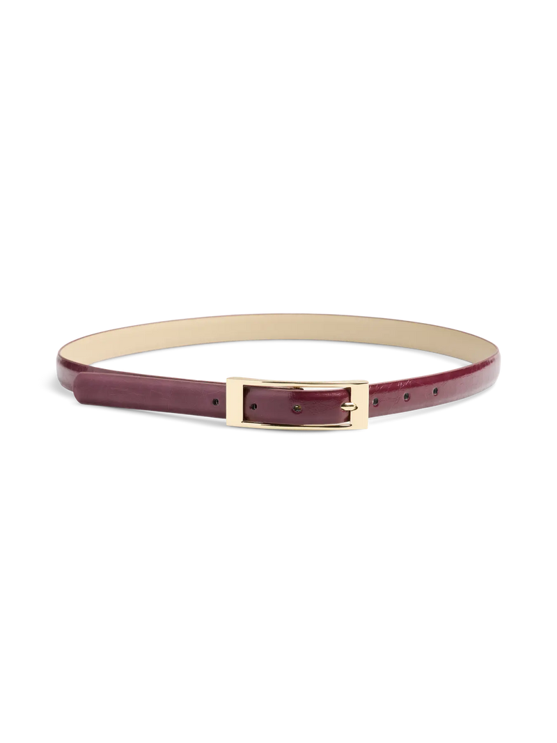 Pieces- Malou Patent Jean Belt