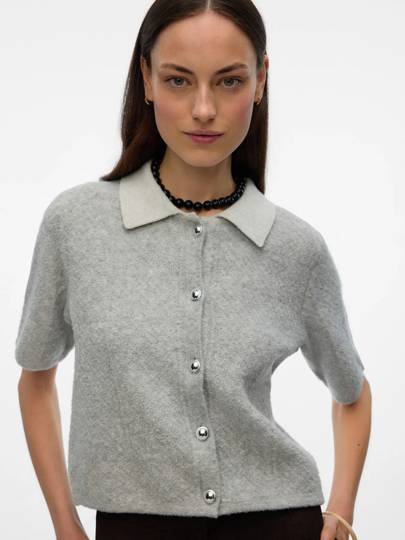 Vero Moda Diana 2/4 Poloneck Cardigan