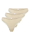 Only Chloe Lace Underwear Brazil 3 pack