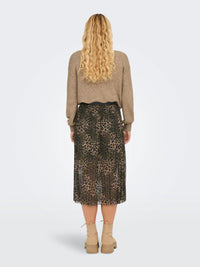 Only Elsa Pleat Mesh Skirt