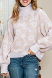Wylie Floral Turtleneck Sweater