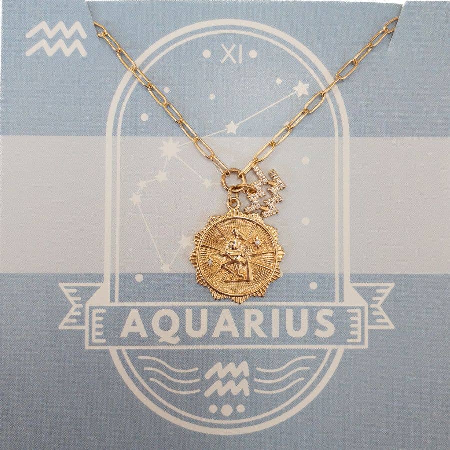 Zodiac Medallion Necklaces