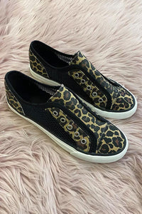 Kenzie Leopard Slip on Shoes