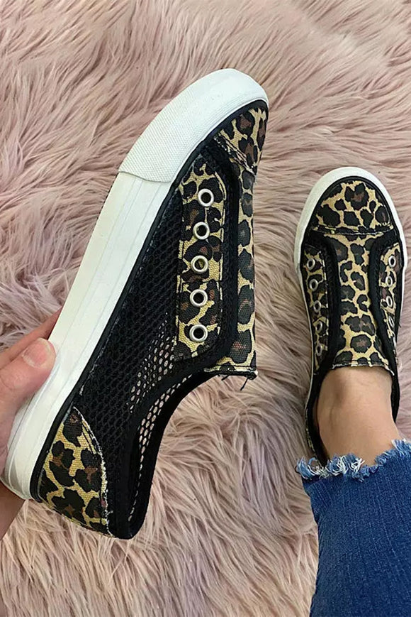 Kenzie Leopard Slip on Shoes