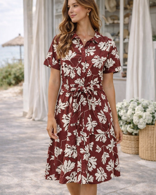 Vero Moda - Jennifer Autumn Bloom Shirt Dress