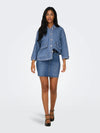 Only Wonder High Rise Short Denim Skirt