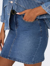 Only Wonder High Rise Short Denim Skirt
