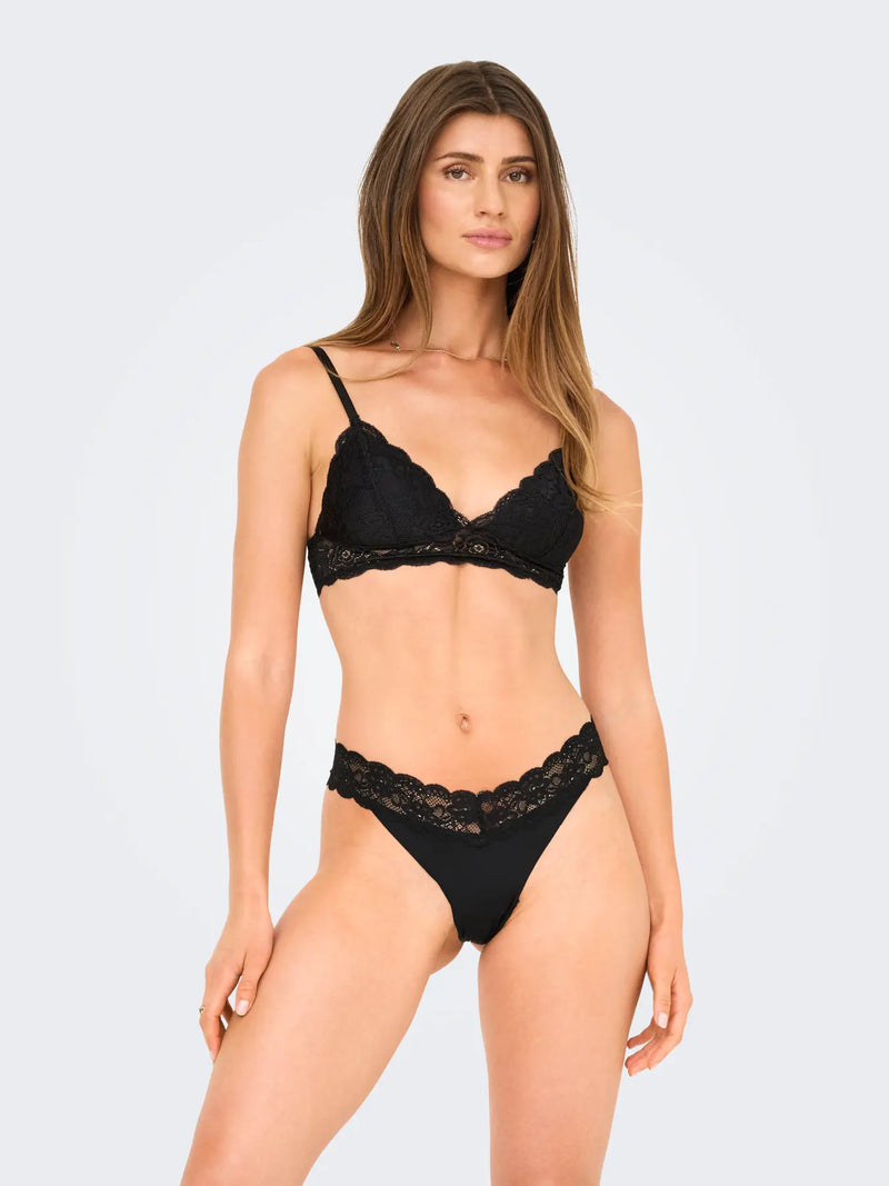 Only Chloe Lace Thong 3 pack