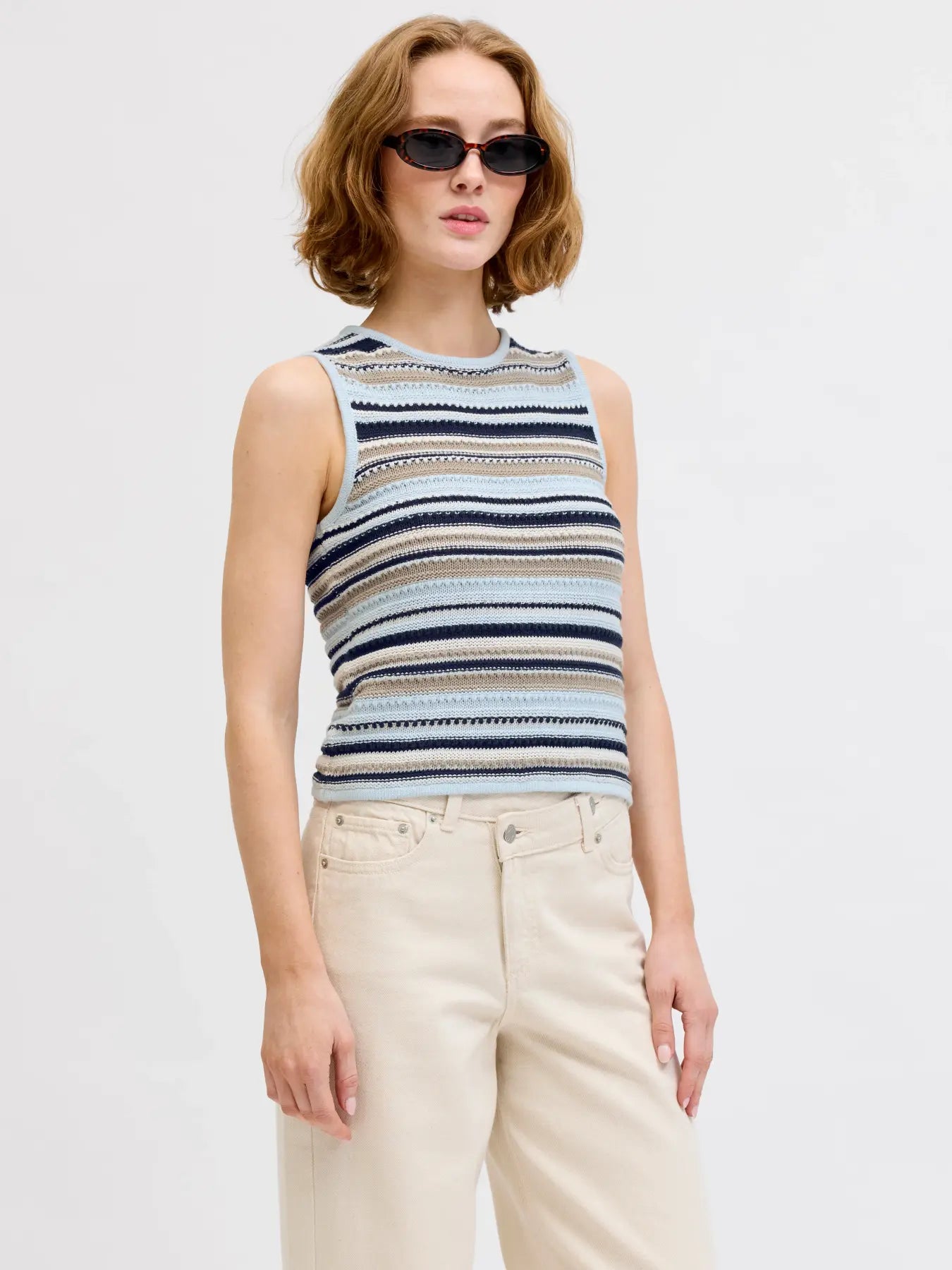 Rory O-Neck Knit Tank Top