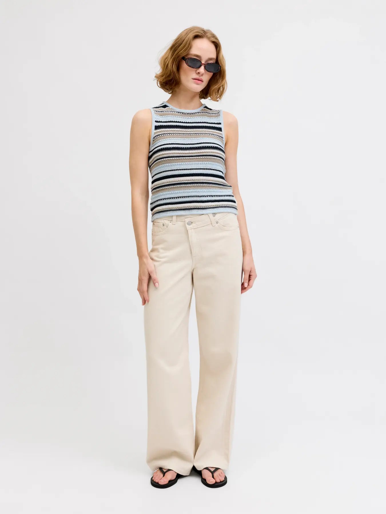 Rory O-Neck Knit Tank Top