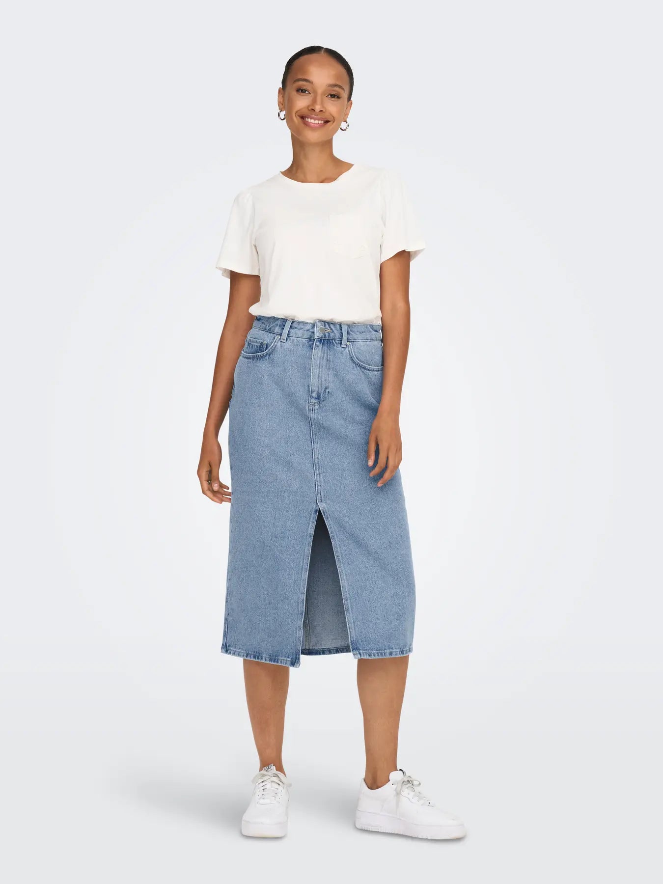 Only - Bianca Midi Denim Skirt
