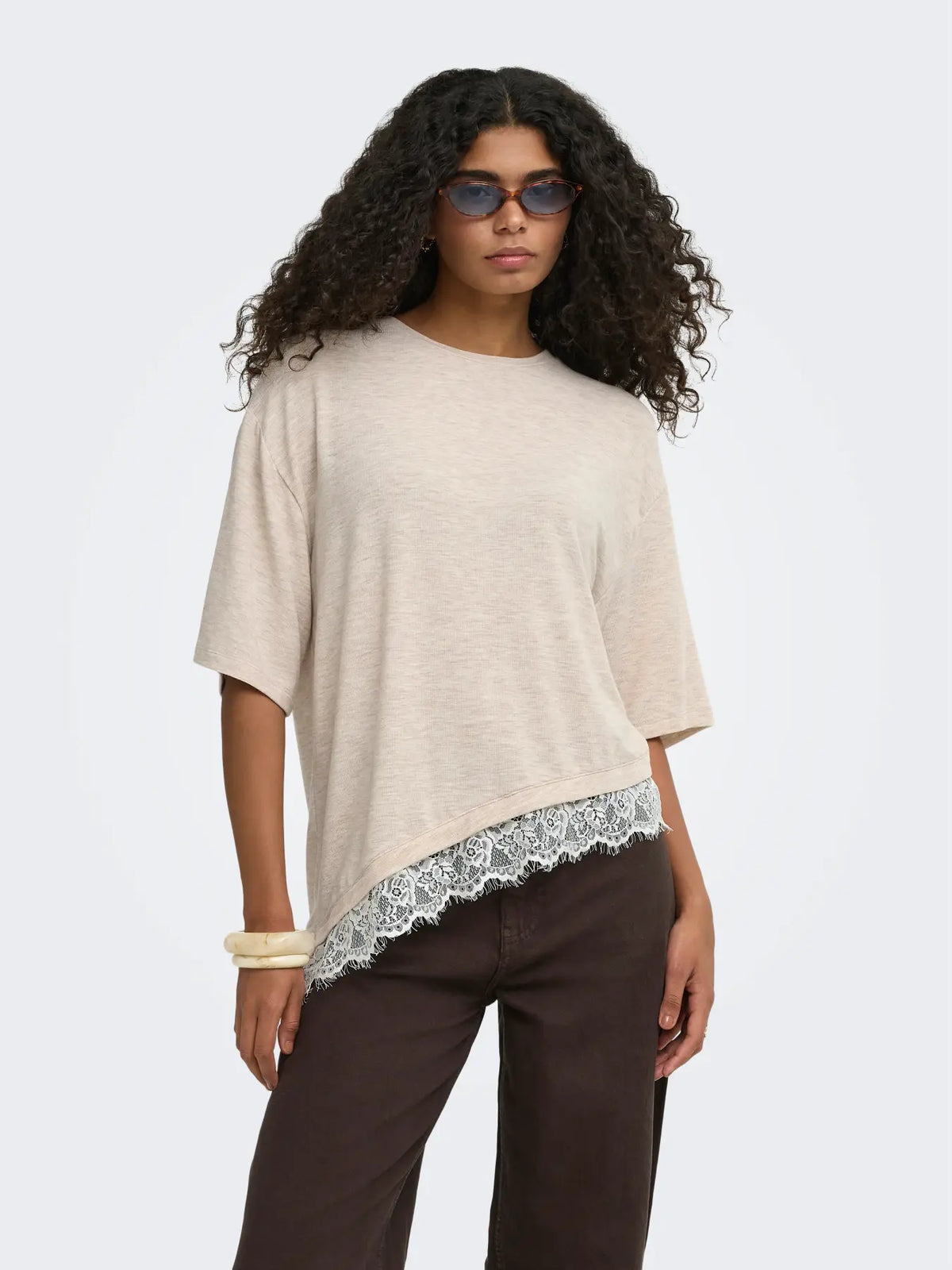 Only - Glamour Lace Tee