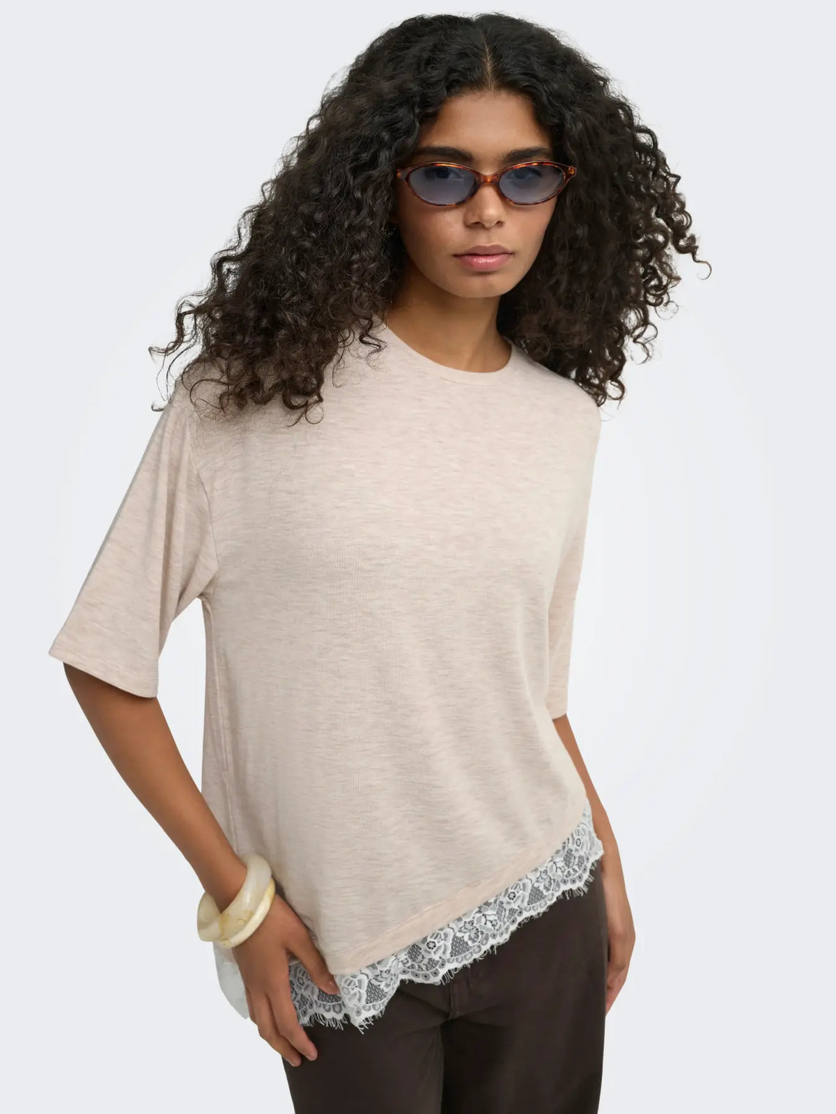 Only - Glamour Lace Tee