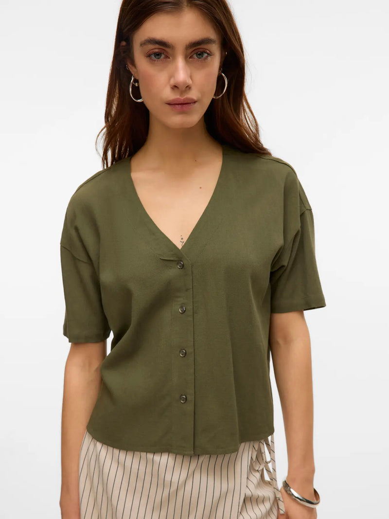 Vero Moda - My Milo 2/4 V-neck Blouse