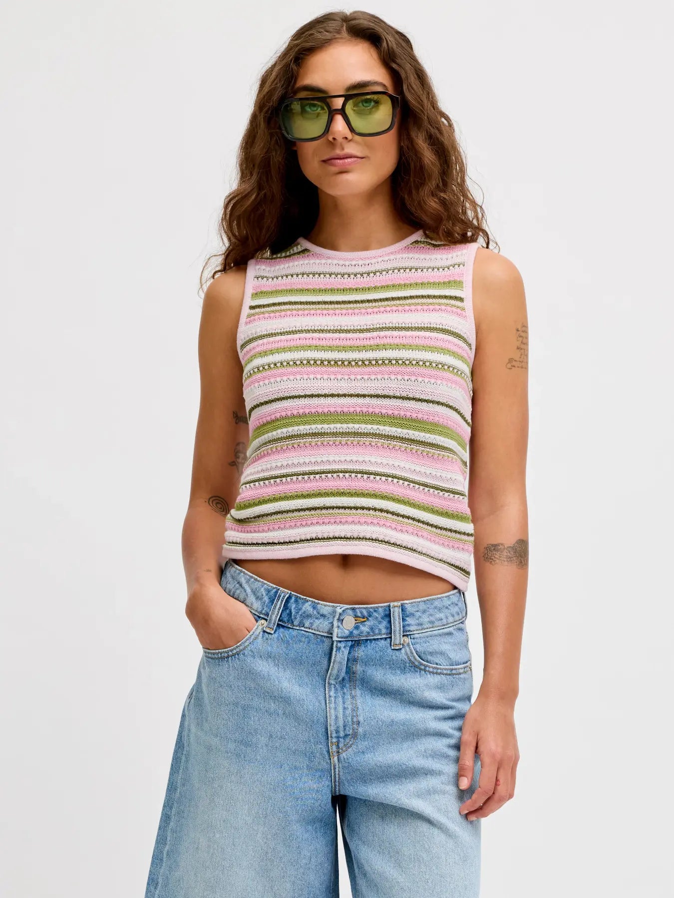 Rory O-Neck Knit Tank Top