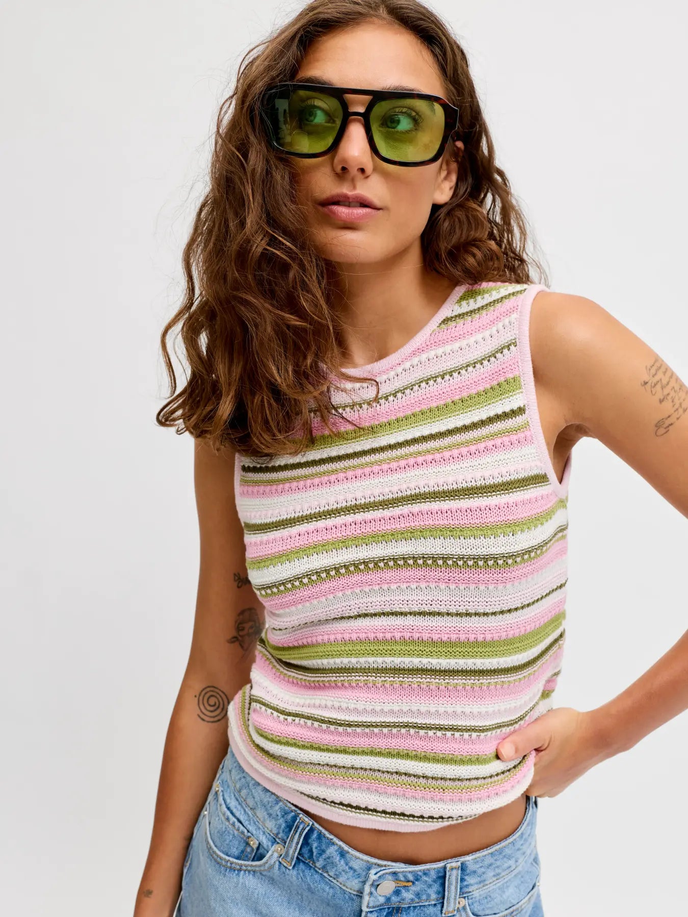Rory O-Neck Knit Tank Top