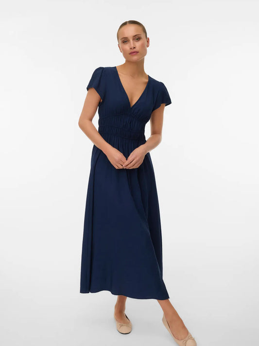 Vero Moda - Nellie V-Neck 7/8 Dress
