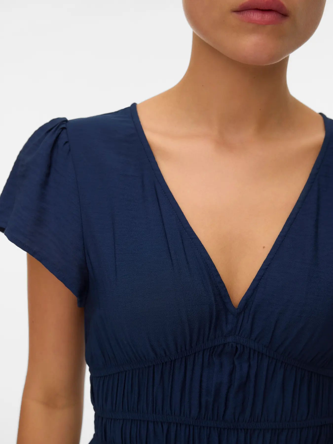 Vero Moda - Nellie V-Neck 7/8 Dress