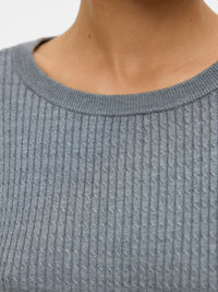 Vero Moda Silje O-Neck Cable Pullover Top