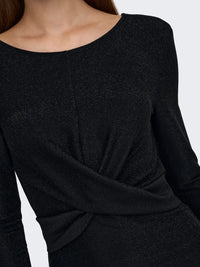Only Rich Glitter Twist Dress