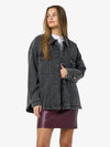 Noisy May - Peyton Quilted Denim Oversized Jacket