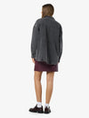 Noisy May - Peyton Quilted Denim Oversized Jacket