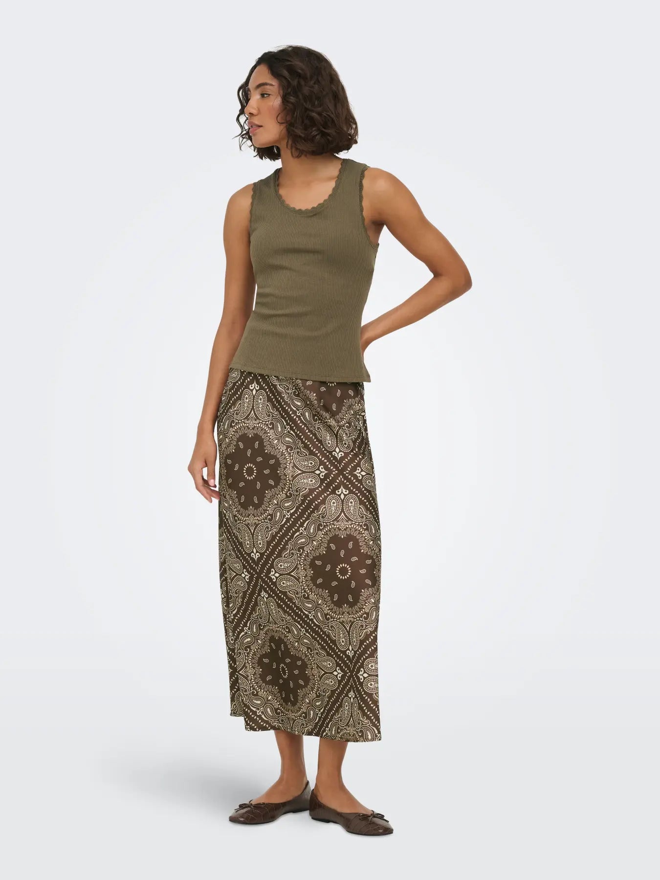 Only- Chigo Ankle Skirt