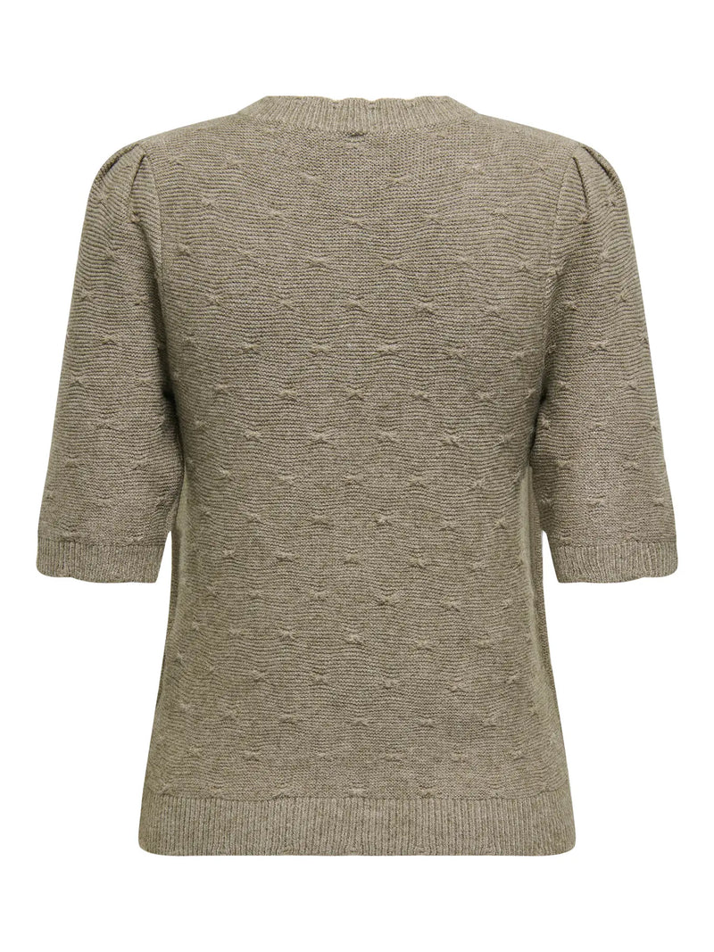 Only Katia O-Neck Short Sleeve Sweater